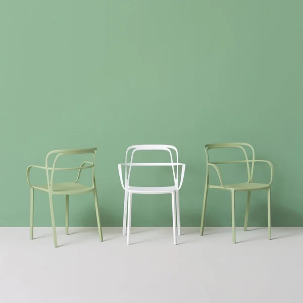 Lot de 2 Fauteuils Intrigo - Vert clair (Outlet)