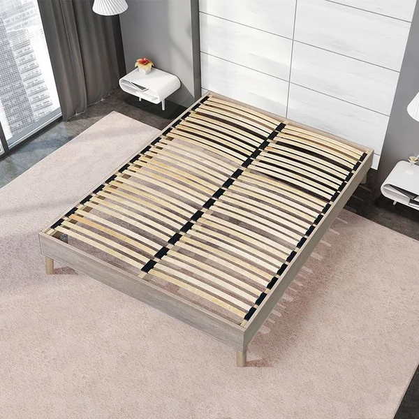 MAISON AUBERTIN Sommier En Kit à Lattes Couleur Bois Naturel 160x200
