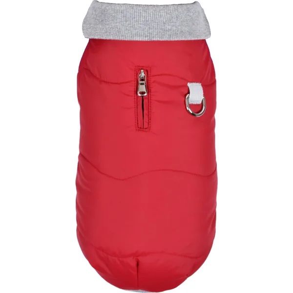 Manteau pour chien coloris rouge doublé polaire Bobby Contraste - Taille 32S