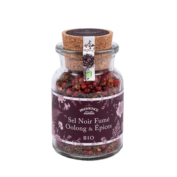 Melange sel noir d'hawai et Thé oolong bio Provence d’Antan - 60 g