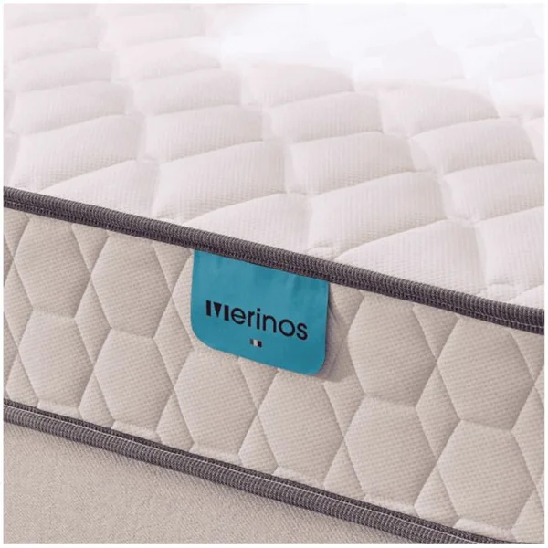 MERINOS Matelas Ressort 140x190 cm WELL BED - Epaisseur 21 cm