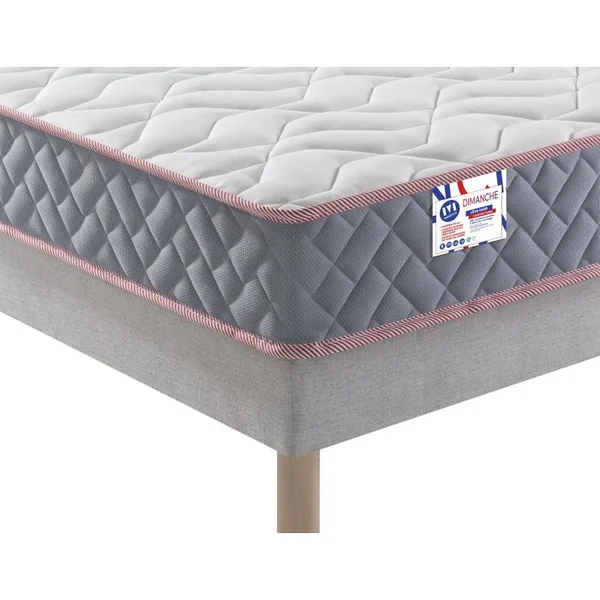 MERINOS Matelas ressorts 140x190 cm LEVE TARD ép.22 cm