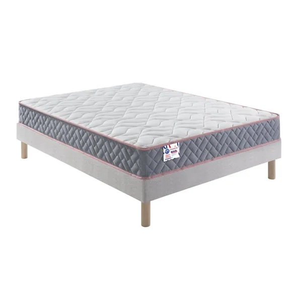 MERINOS Matelas ressorts 140x200 cm LEVE TARD ép.22 cm