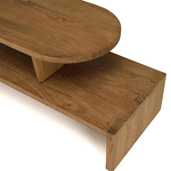 Meuble TV extensible et modulable en teck recyclé SWING