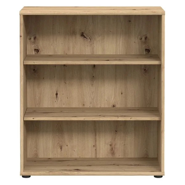 MEUBLETMOI Bibliothèque / étagère H. 86 X L. 74 Cm Décor Chêne Artisan - Maria