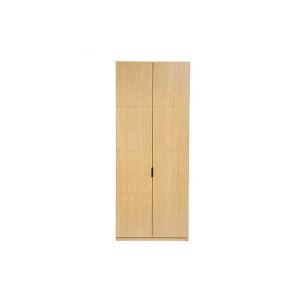 MILIBOO Armoire Dressing Avec Penderie Finition Bois Chêne L90 Cm Garence