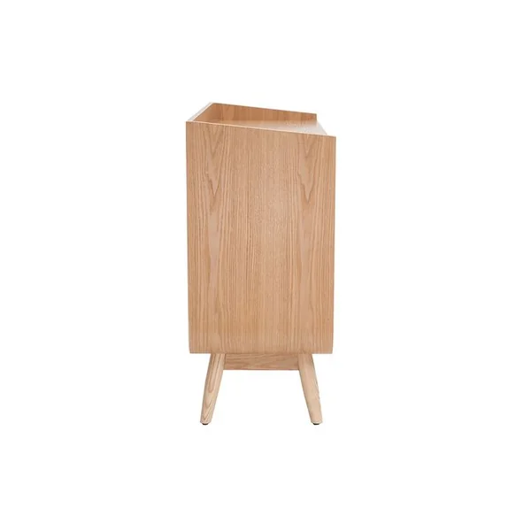 MILIBOO Buffet Scandinave En Bois Clair 2 Portes L122 Cm Hallen