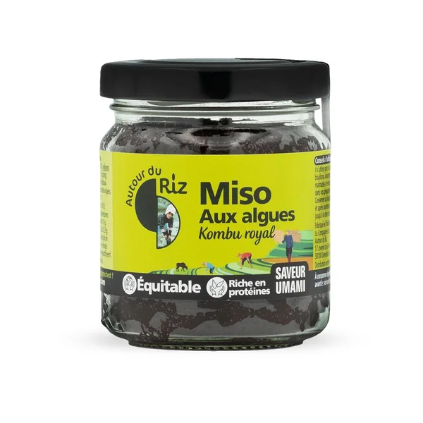 Miso algues pasteurisé Kombu royal bio La compagnie du riz - 200 g