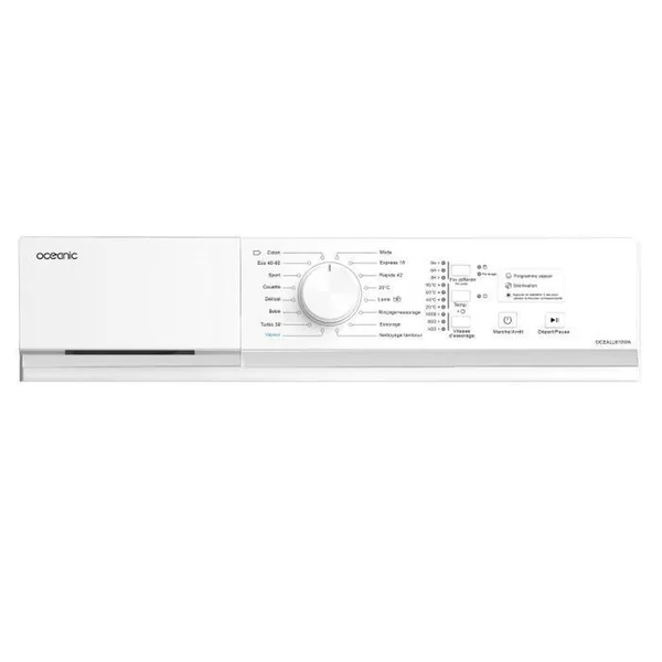 OCEANIC Lave-linge Frontal Oceall610wa - 6 Kg - Induction - 60 Cm - 1000 Trs/ Min - Blanc