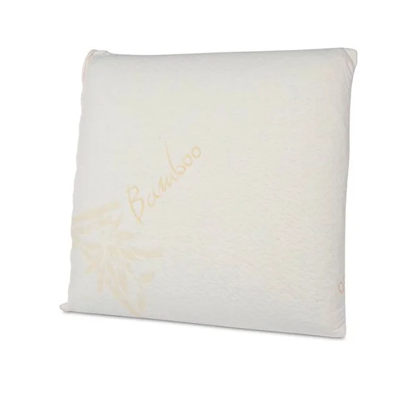 OLYMPE LITERIE Oreiller 60x60 Cm Bio - Mousse À Mémoire De Forme - Moelleux