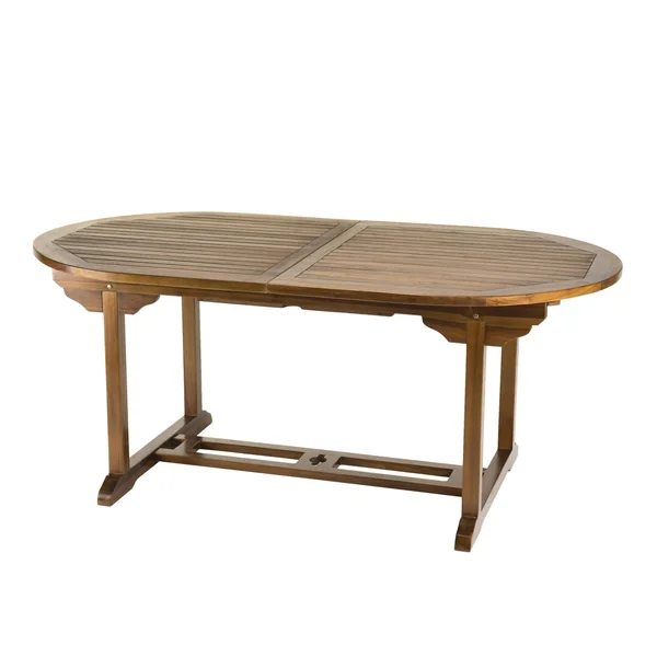 Salle à manger de jardin en teck massif table extensible MACAO