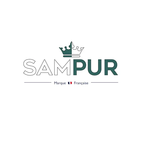 SAMPUR Sommier 140x190 Cm Confortflex - Cadre à Lattes Effet Carbone Réglables - 7 Pieds Inclus