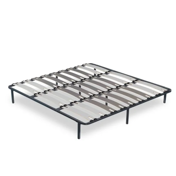 SAMPUR Sommier 180x200 Cm Robuflex - Confort Morphologique Avec Lattes Larges