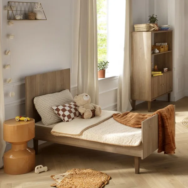 SAUTHON Lit évolutif 140x70 - Little Big Bed Décor Imitation Bois