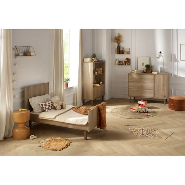 SAUTHON Lit évolutif 140x70 - Little Big Bed Décor Imitation Bois