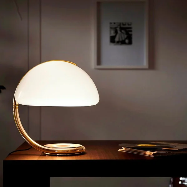 Serpente or lampe à poser - Martinelli