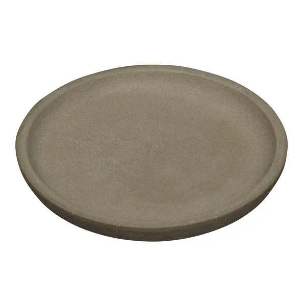 Soucoupe pour pot coloris gris en terre recyclée - Ø 32 cm