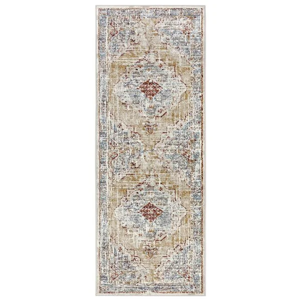 STUDIO DECO Tapis 160x235cm Style Vintage Madere Beige
