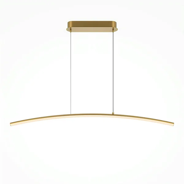 Suspension LED design - arc doré style minimaliste AVA
