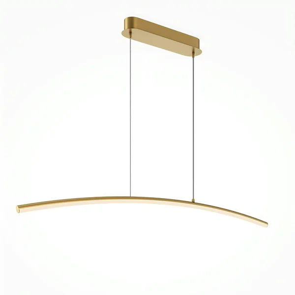 Suspension LED design - arc doré style minimaliste AVA