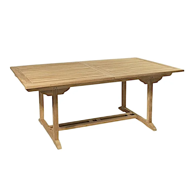 Table de jardin en Teck rectangle extensible 180/240cm SUMMER