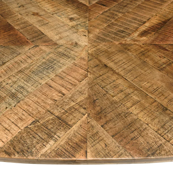 Table de repas forme oblongue bois recyclé chevrons 200 cm KORKAI