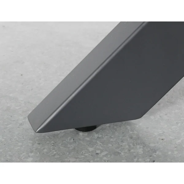 Table extensible céramique grise pied mikado 140-200 cm OTTAWA