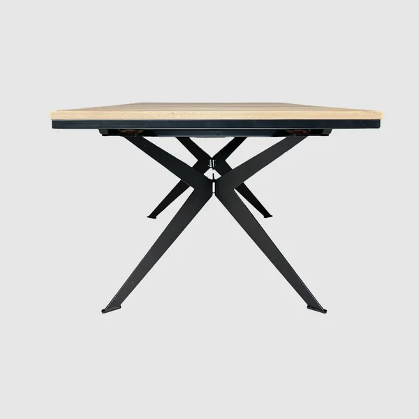 Table rectangulaire extensible en chêne blanc 220 cm PALERME