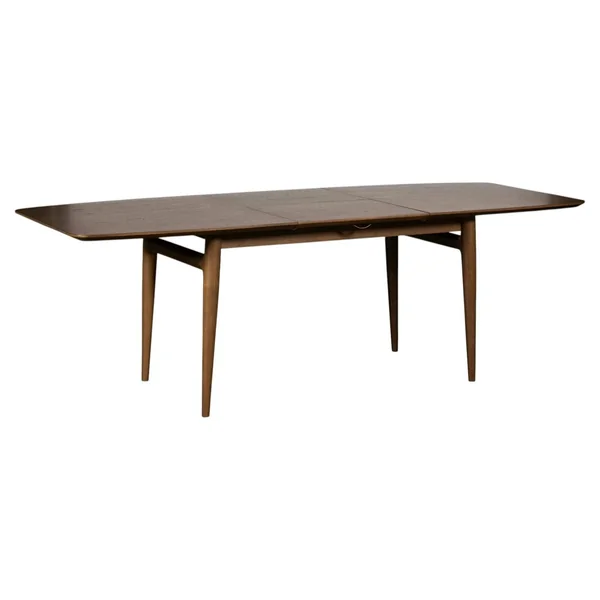 Table à manger vintage en chêne avec rallonge intégrée 160-215 cm BRADFORD