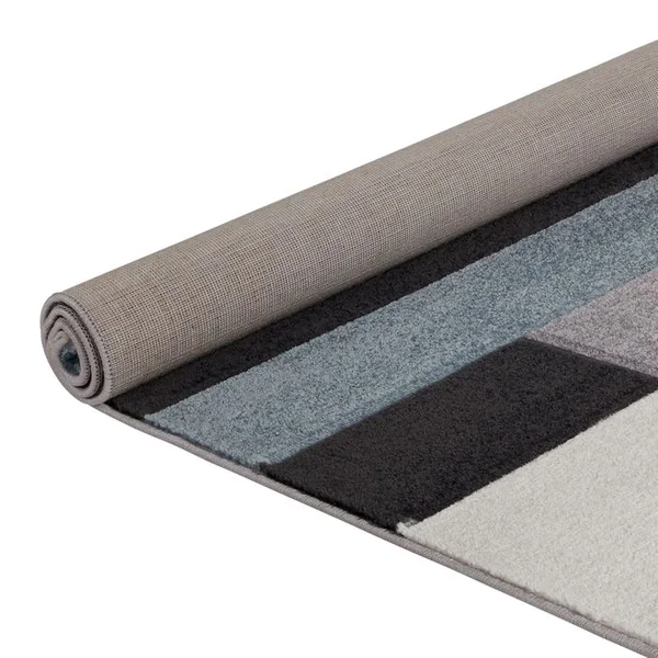 Tapis 120x170 cm SEATTLE Bleu/gris
