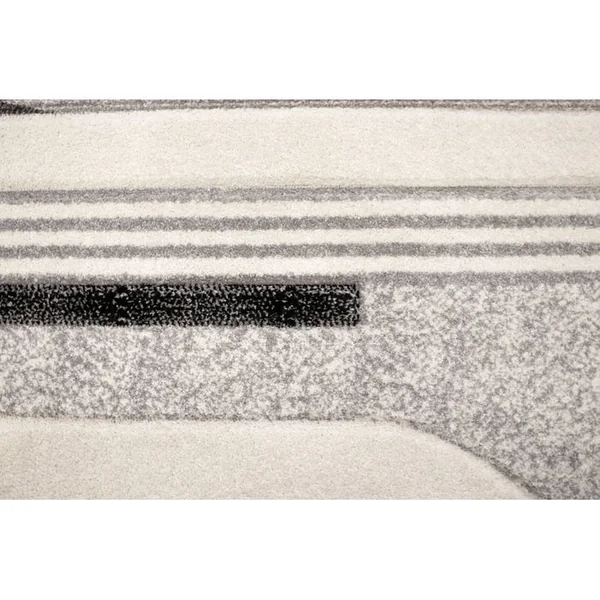 Tapis 160x230 cm ANZIO Noir/blanc