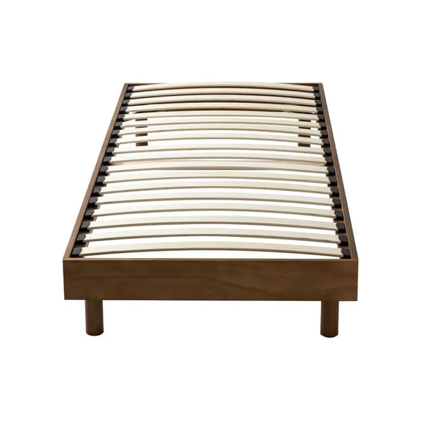TERRE DE NUIT Sommier Kit En Bois Massif 13 Cm Noisette 90x190