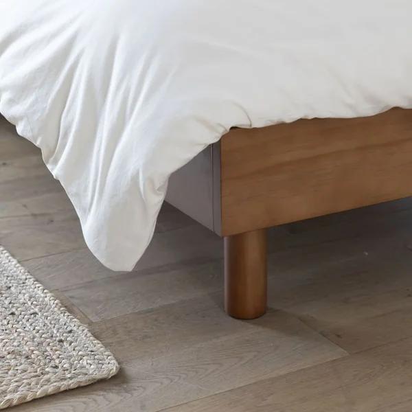 TERRE DE NUIT Sommier Kit En Bois Massif 13 Cm Noisette 90x190