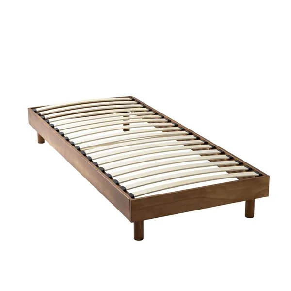 TERRE DE NUIT Sommier Kit En Bois Massif 13 Cm Noisette 90x190