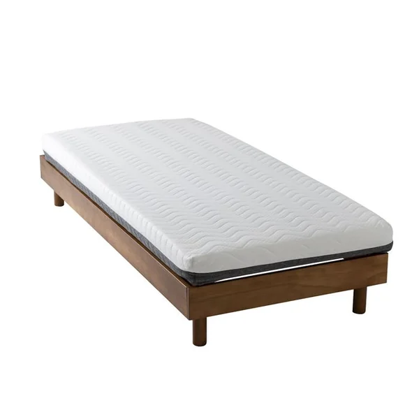 TERRE DE NUIT Sommier Kit En Bois Massif 13 Cm Noisette 90x190