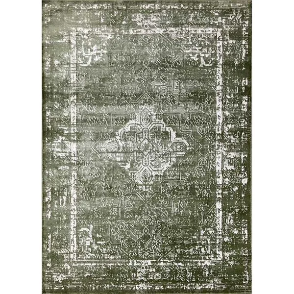 TOUTAPIS Tapis Vintage - Marseille 520 Vert - 200x290 Cm