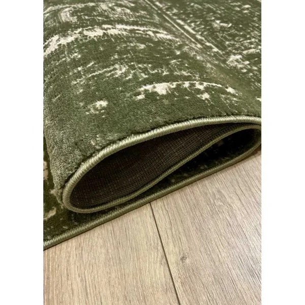TOUTAPIS Tapis Vintage - Marseille 520 Vert - 200x290 Cm