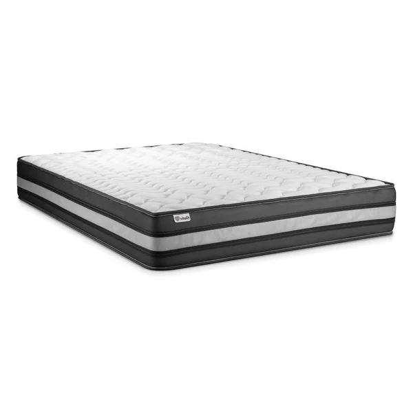 VITALIT Ensemble Vitalpower Zen 140 X 200 Cm Sommier Kit Blanc - Mousse Polyuréthane à Mémoire De Forme