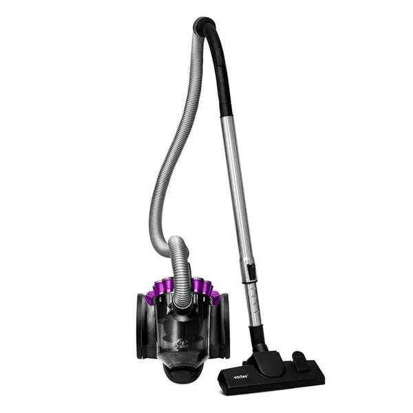 VORTEX Aspirateur Traineau Sans Sac Avec Brosse Pour Animaux ZII Black