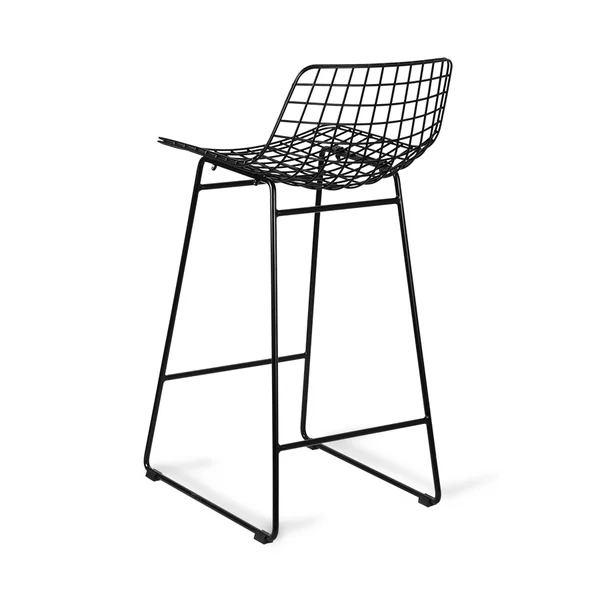 Wire Bar Stool W- Hk Living