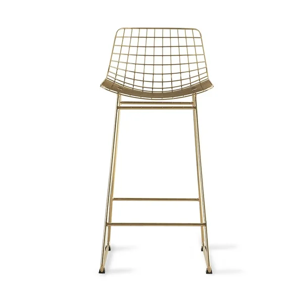 Wire Bar Stool W- Hk Living