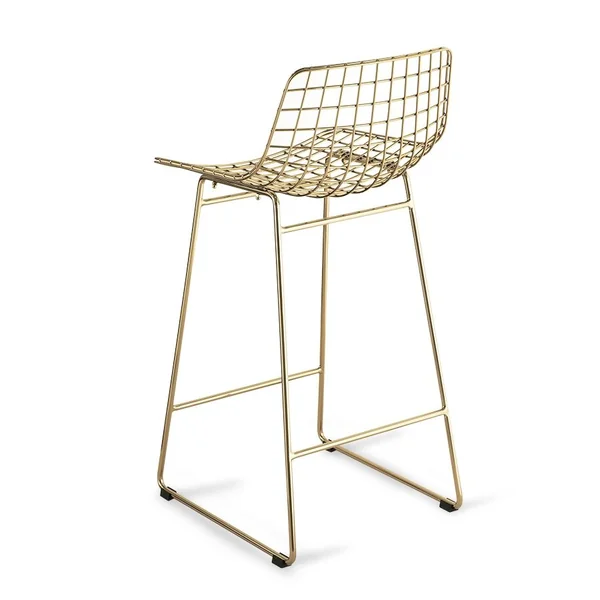 Wire Bar Stool W- Hk Living